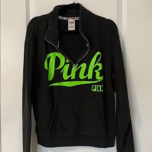 3/4 zip-up sweatshirt